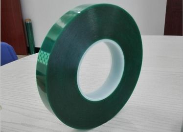 China Polyester High Temperature Tape Green Masking tape for powder painting supplier