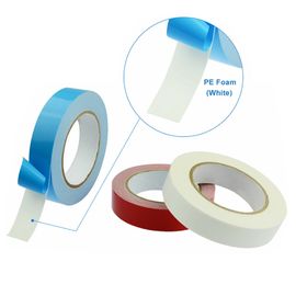 China Double Sided PE Foam Adhesive Tape Waterproof White Polyethylene (PE) Sponge Tape supplier