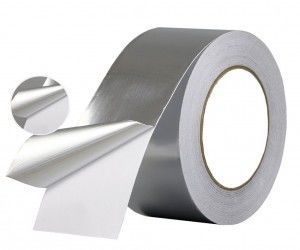 China 0.05mm Silver EMI/RFI Aluminum Foil Shielding Tape With Conductive Adhesive supplier