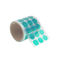 Green Polyester masking tape silicone adhesive high temperature  widely use for power coating supplier